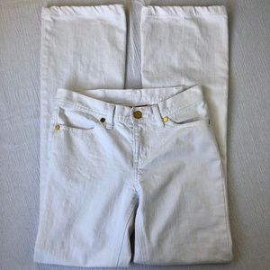 [Tory Burch] Tory Classic Bootcut White Jeans